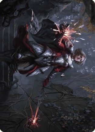 Rowan, Scion of War Art Card (31/81) (ASWOE-031) [Art Series: Wilds of Eldraine] - PokeBox USA