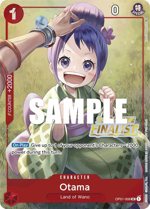 Image for Otama (Offline Regional 2023) [Finalist] (OP01-006) (One Piece Promotion Cards) (OP-PR) - One Piece Card Game