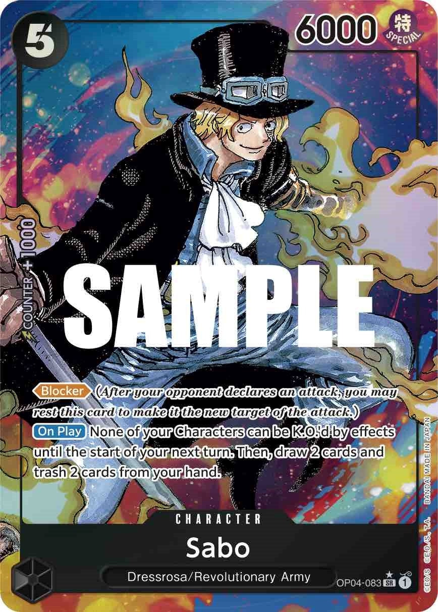 Image for Sabo (Alternate Art) (OP04-083) (Kingdoms of Intrigue) (OP04) - One Piece Card Game