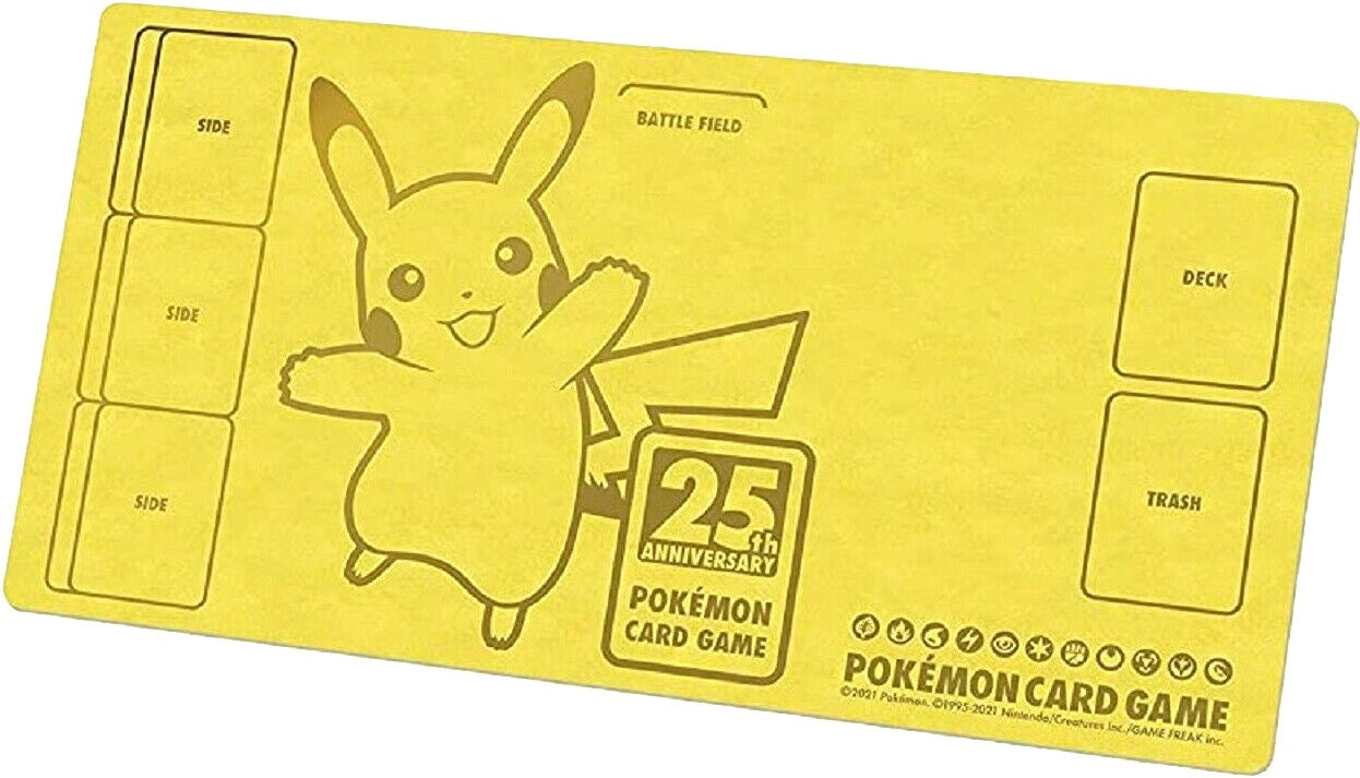 Image for Pokemon TCG: Pokemon Center Japan Exclusive 25th Anniversary Golden Box Pikachu Playmat - Playmats