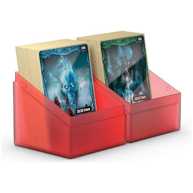 Ultimate Guard Boulder Deck Case 100+ Standard Size Ruby Deck Box - PokeBox USA