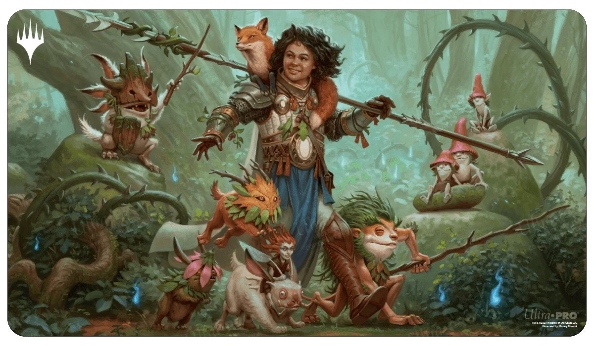 Image for Wilds of Eldraine Ellivere of the Wild Court Standard Gaming Playmat for Magic: The Gathering - Playmats