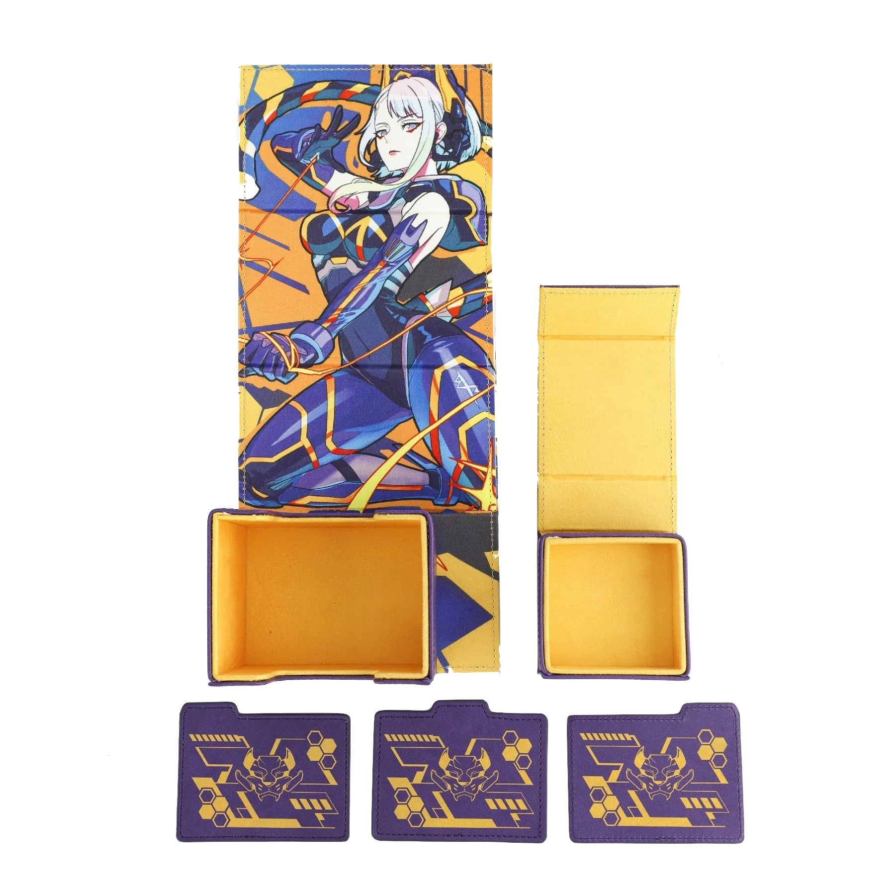 Image for Cyberse Punks Dicewinder Deck Box with Magnetic Dice Tray (Lucille) - Deck Boxes