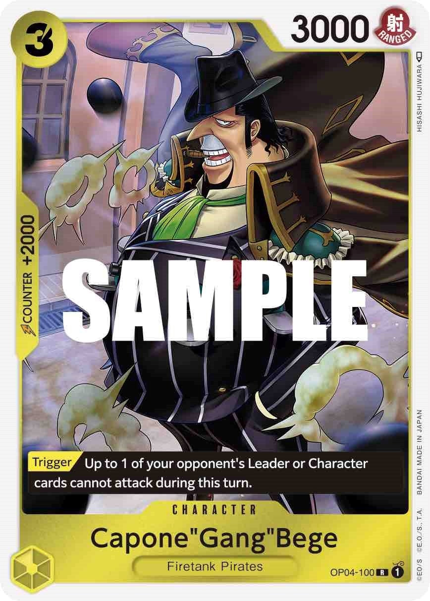 Image for Capone"Gang"Bege (OP04-100) (Kingdoms of Intrigue) (OP04) - One Piece Card Game