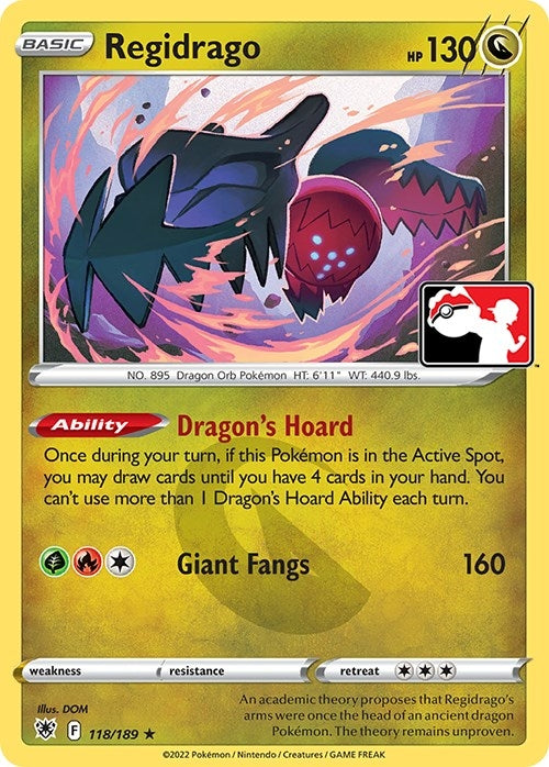 Image for Regidrago (118/189) (Prize Pack Series Cards) - Pokemon