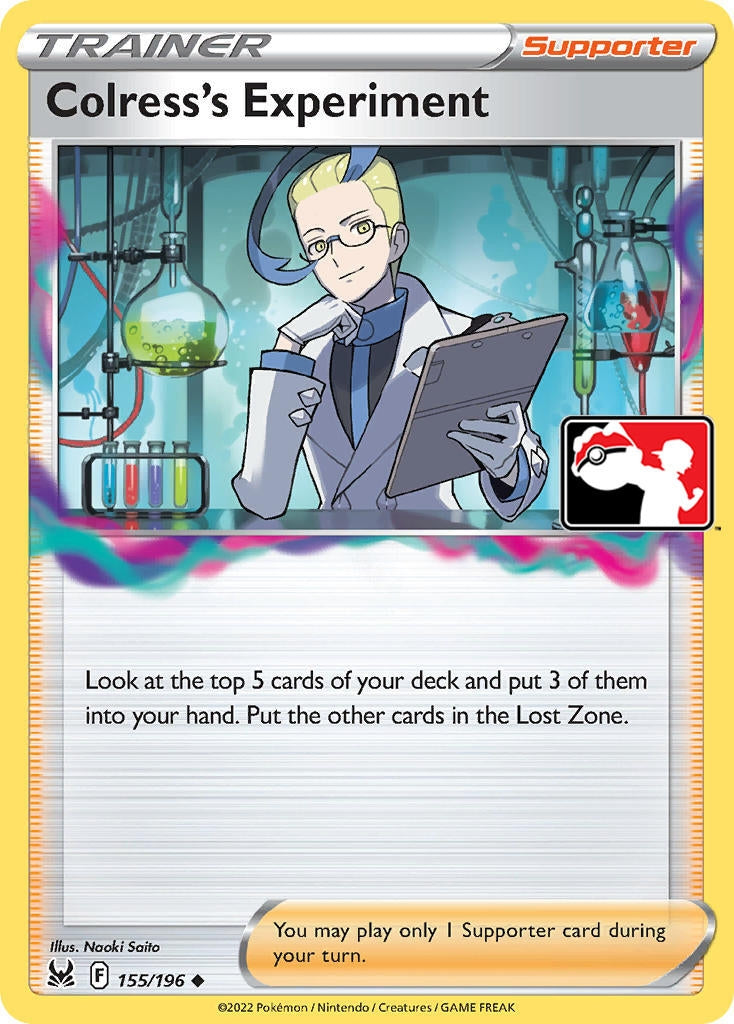 Image for Colress's Experiment (155/196) (Prize Pack Series Cards) - Pokemon