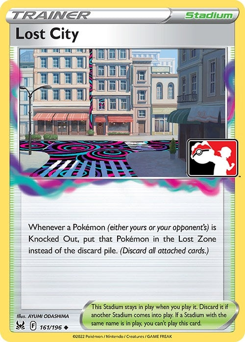 Image for Lost City (161/196) (Prize Pack Series Cards) - Pokemon