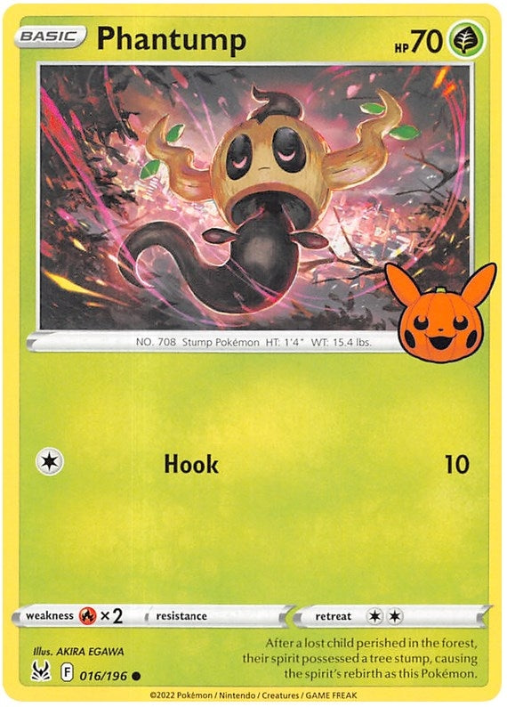 Image for Phantump (016/196) (Trick or Trade BOOster Bundle 2023) (TTBB23) - Pokemon