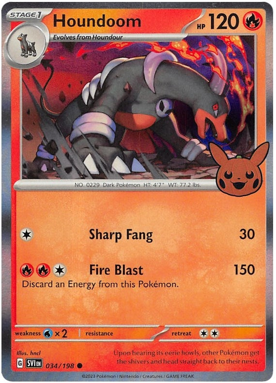 Image for Houndoom (034/198) (Trick or Trade BOOster Bundle 2023) (TTBB23) - Pokemon