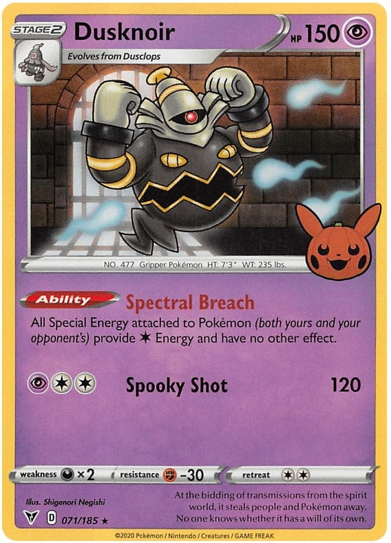 Image for Dusknoir (071/185) (Trick or Trade BOOster Bundle 2023) (TTBB23) - Pokemon