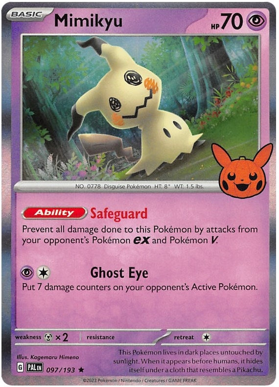 Image for Mimikyu (097/193) (Trick or Trade BOOster Bundle 2023) (TTBB23) - Pokemon