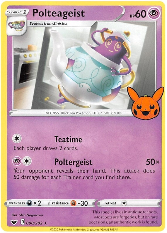 Image for Polteageist (090/202) (Trick or Trade BOOster Bundle 2023) (TTBB23) - Pokemon