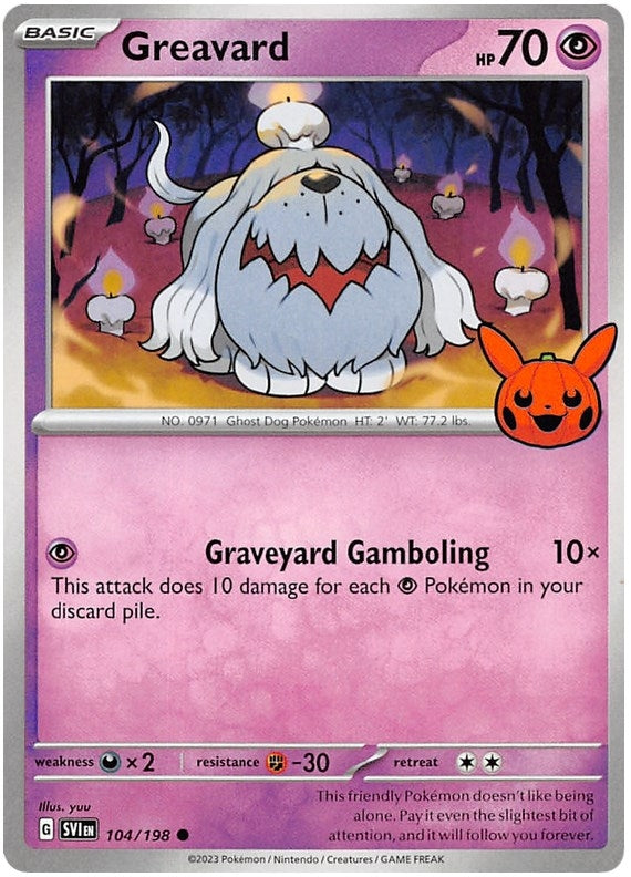 Image for Greavard (104/198) (Trick or Trade BOOster Bundle 2023) (TTBB23) - Pokemon