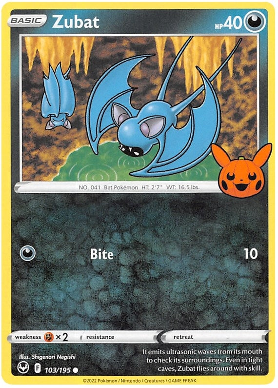 Image for Zubat (103/195) (Trick or Trade BOOster Bundle 2023) (TTBB23) - Pokemon