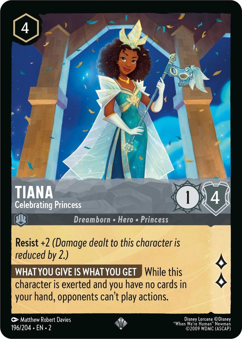 Image for Tiana - Celebrating Princess (196/204) (Rise of the Floodborn) (2) - Disney Lorcana