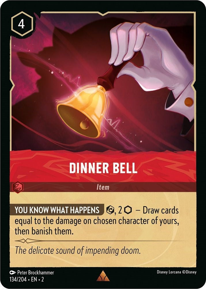 Image for Dinner Bell (134/204) (Rise of the Floodborn) (2) - Disney Lorcana