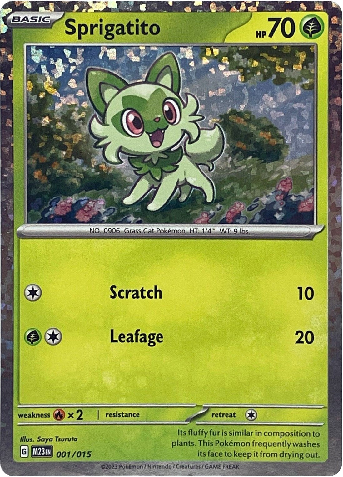 Image for Sprigatito (001/015) (McDonald's Promos 2023) (M23) - Pokemon