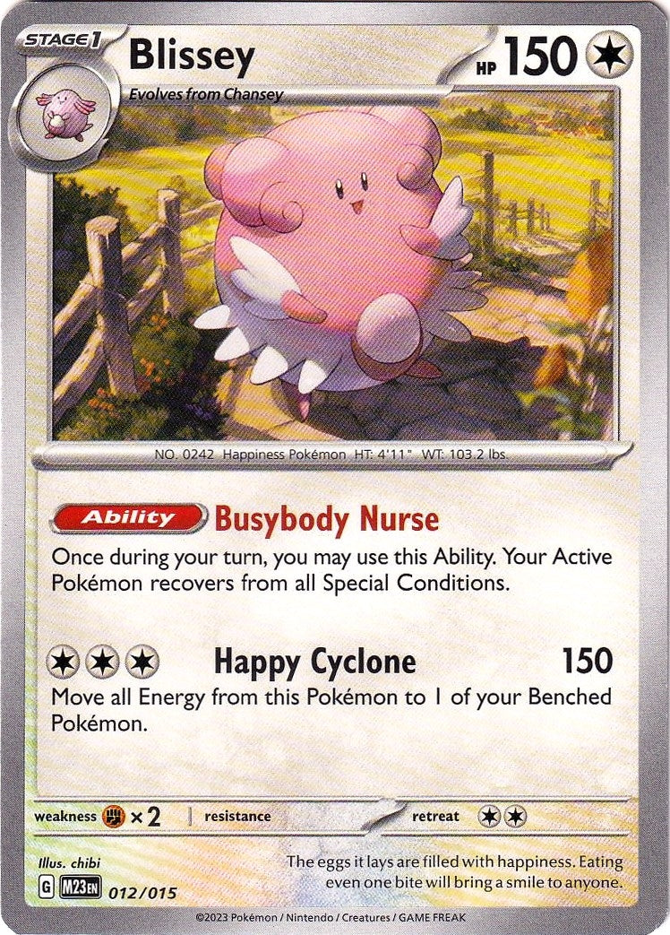 Image for Blissey (012/015) (McDonald's Promos 2023) (M23) - Pokemon