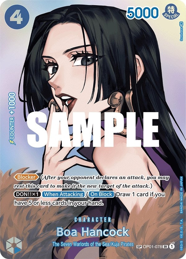 Image for Boa Hancock (SP) (OP01-078) (Kingdoms of Intrigue) (OP04) - One Piece Card Game