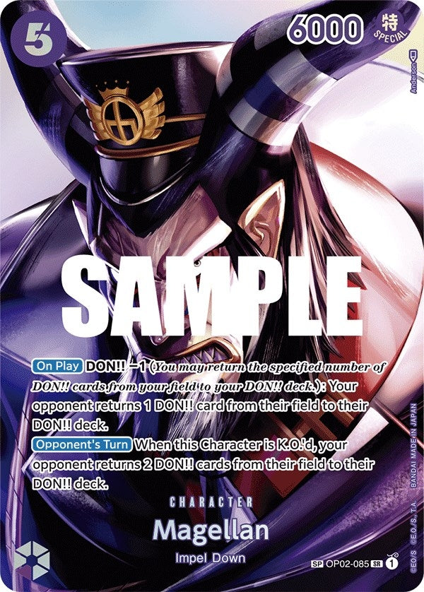 Image for Magellan (SP) (OP02-085) (Kingdoms of Intrigue) (OP04) - One Piece Card Game