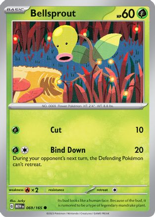 Bellsprout (069/165) (SV: Scarlet & Violet 151) (MEW)