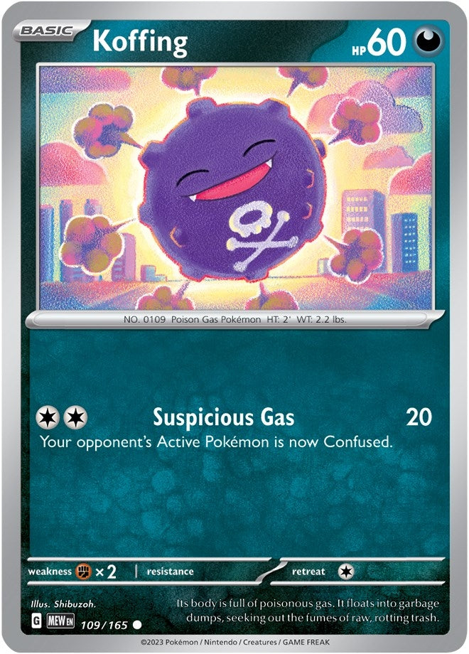 Image for Koffing (109/165) (SV: Scarlet & Violet 151) (MEW) - Pokemon