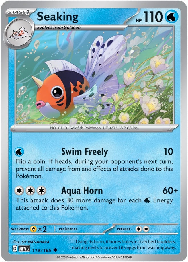 Image for Seaking (119/165) (SV: Scarlet & Violet 151) (MEW) - Pokemon