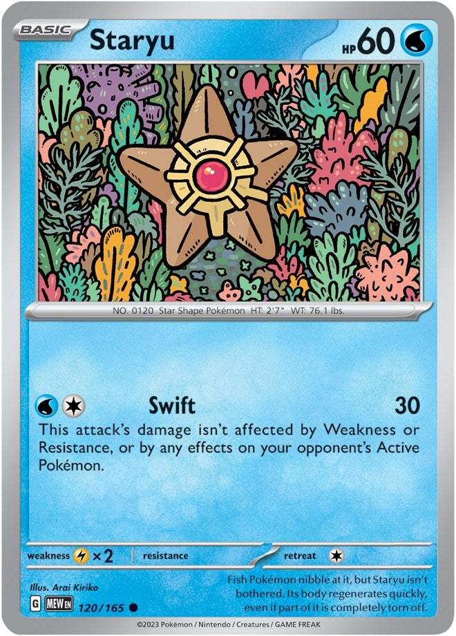 Image for Staryu (120/165) (SV: Scarlet & Violet 151) (MEW) - Pokemon