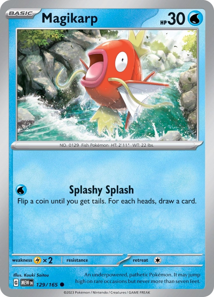 Image for Magikarp (129/165) (SV: Scarlet & Violet 151) (MEW) - Pokemon