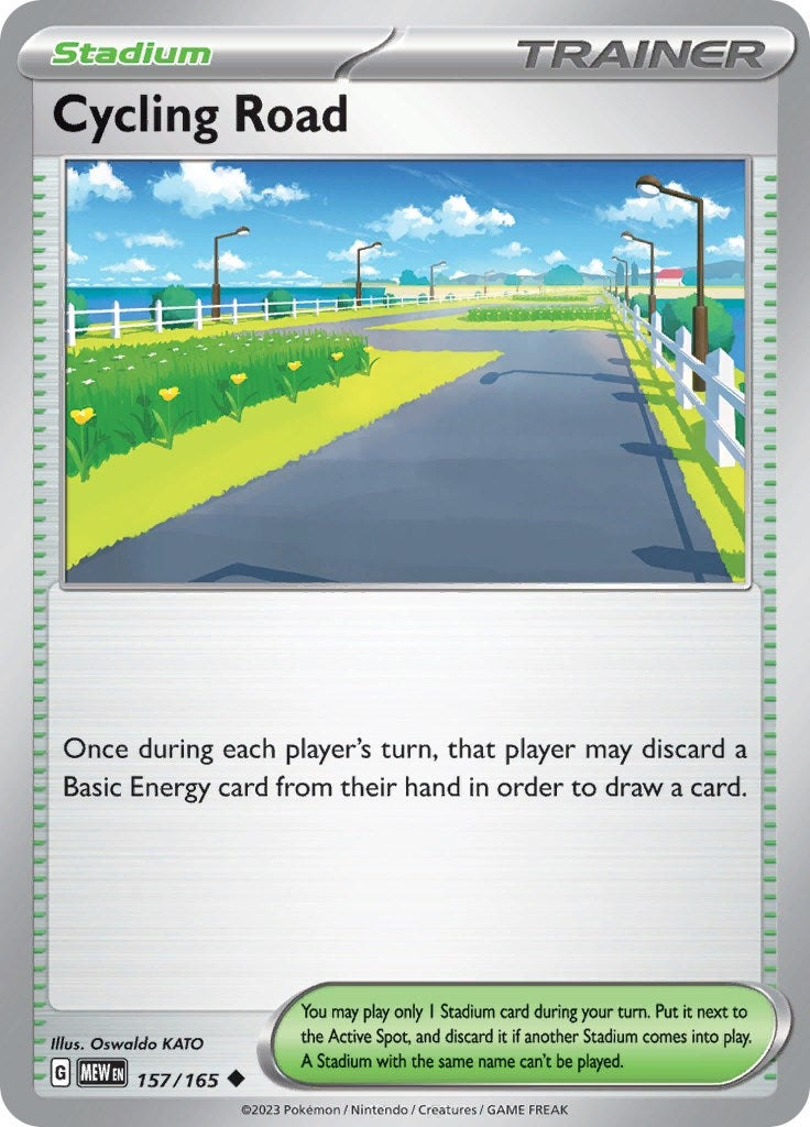 Image for Cycling Road (157/165) (SV: Scarlet & Violet 151) (MEW) - Pokemon