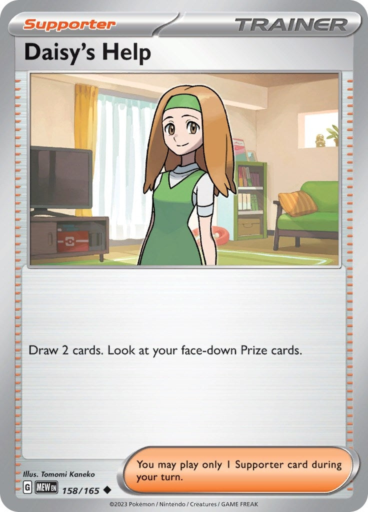 Image for Daisy's Help (158/165) (SV: Scarlet & Violet 151) (MEW) - Pokemon