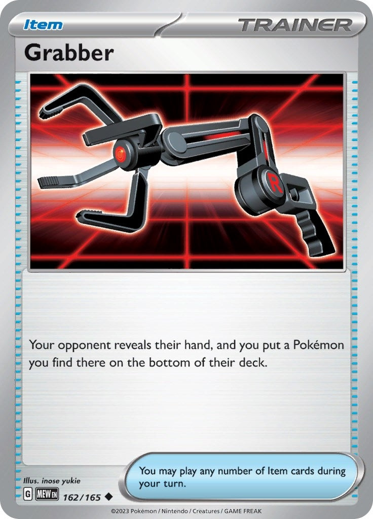 Image for Grabber (162/165) (SV: Scarlet & Violet 151) (MEW) - Pokemon