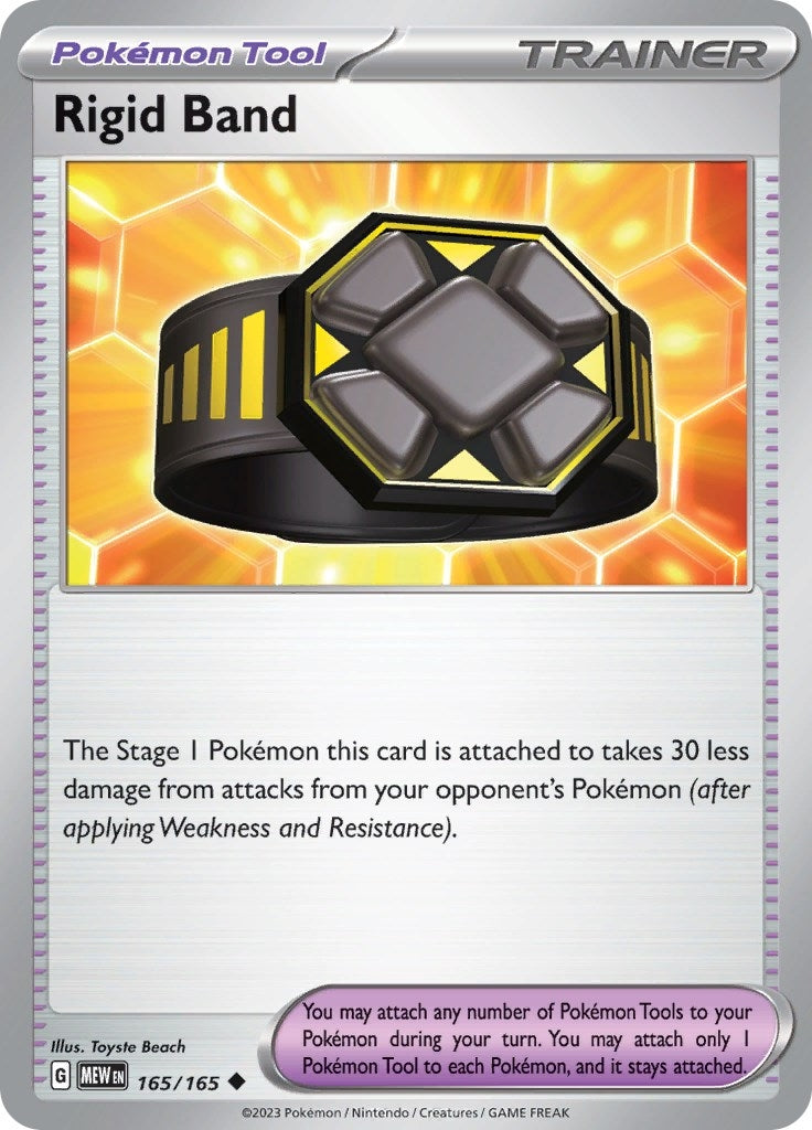 Image for Rigid Band (165/165) (SV: Scarlet & Violet 151) (MEW) - Pokemon