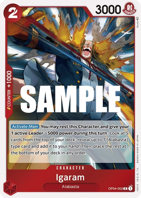 Image for Igaram (OP04-002) (Kingdoms of Intrigue) (OP04) - One Piece Card Game