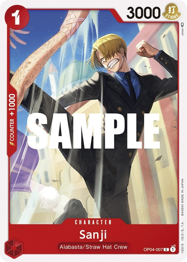 Image for Sanji (007) (OP04-007) (Kingdoms of Intrigue) (OP04) - One Piece Card Game