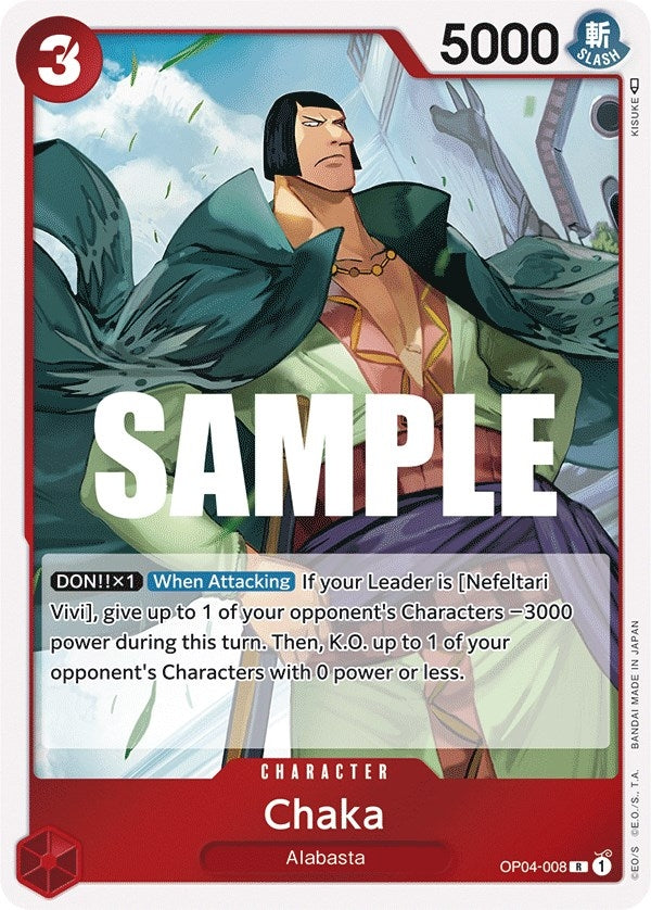 Image for Chaka (OP04-008) (Kingdoms of Intrigue) (OP04) - One Piece Card Game