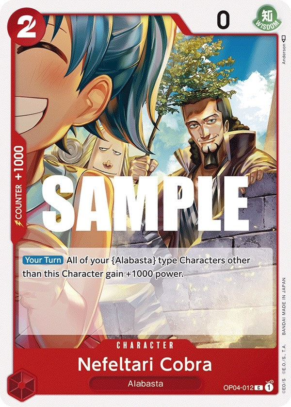 Image for Nefeltari Cobra (OP04-012) (Kingdoms of Intrigue) (OP04) - One Piece Card Game