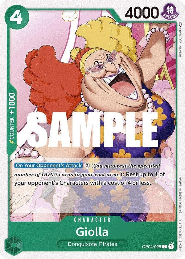 Image for Giolla (OP04-025) (Kingdoms of Intrigue) (OP04) - One Piece Card Game