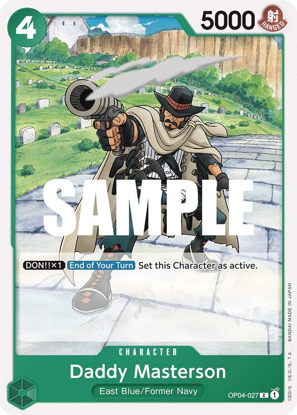 Image for Daddy Masterson (OP04-027) (Kingdoms of Intrigue) (OP04) - One Piece Card Game