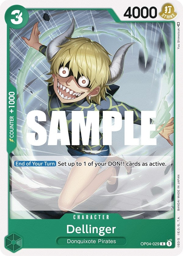 Image for Dellinger (OP04-029) (Kingdoms of Intrigue) (OP04) - One Piece Card Game