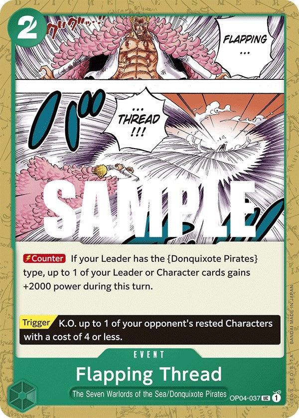 Image for Flapping Thread (OP04-037) (Kingdoms of Intrigue) (OP04) - One Piece Card Game
