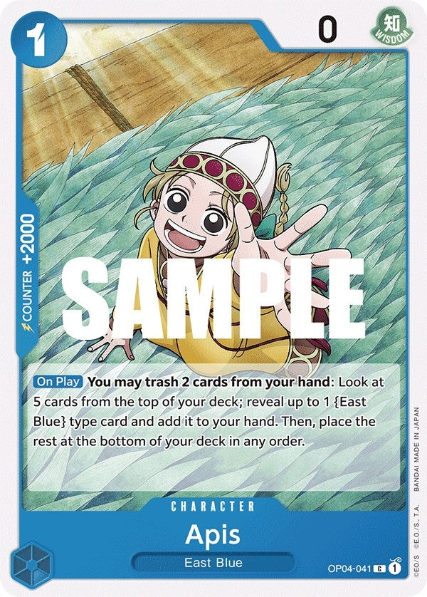 Image for Apis (OP04-041) (Kingdoms of Intrigue) (OP04) - One Piece Card Game