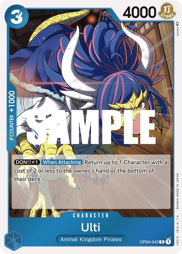 Image for Ulti (OP04-043) (Kingdoms of Intrigue) (OP04) - One Piece Card Game