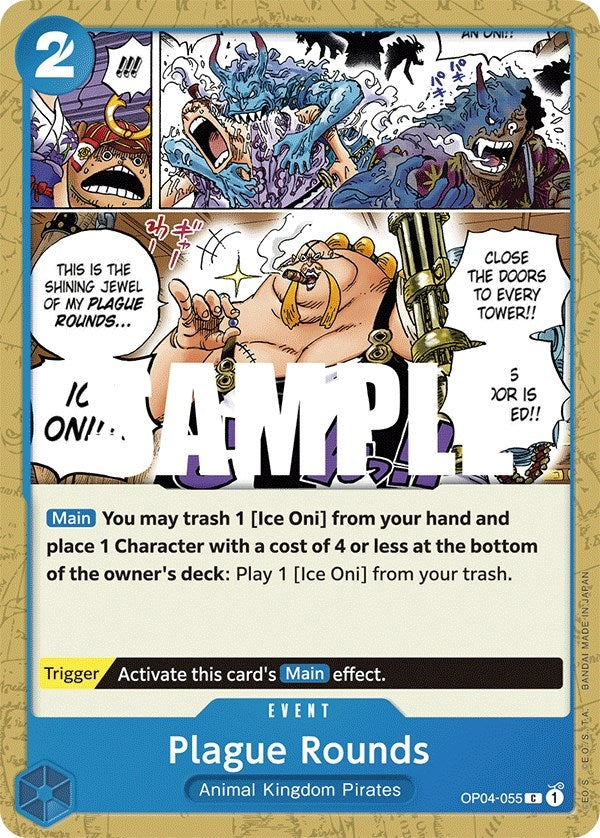 Image for Plague Rounds (OP04-055) (Kingdoms of Intrigue) (OP04) - One Piece Card Game