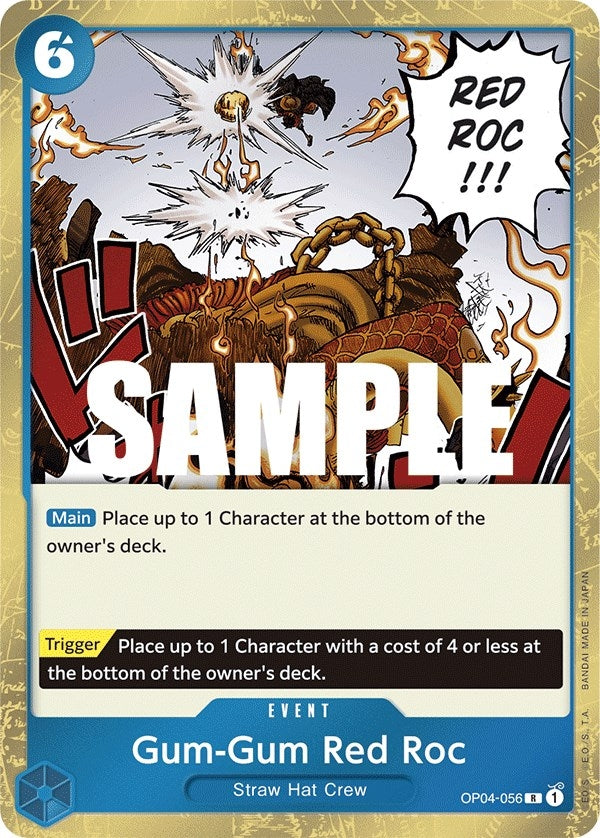 Image for Gum-Gum Red Roc (OP04-056) (Kingdoms of Intrigue) (OP04) - One Piece Card Game