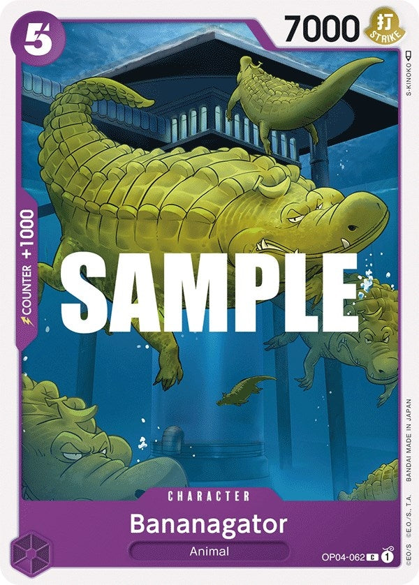 Image for Bananagator (OP04-062) (Kingdoms of Intrigue) (OP04) - One Piece Card Game