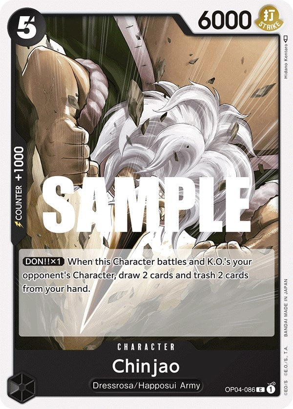 Image for Chinjao (OP04-086) (Kingdoms of Intrigue) (OP04) - One Piece Card Game