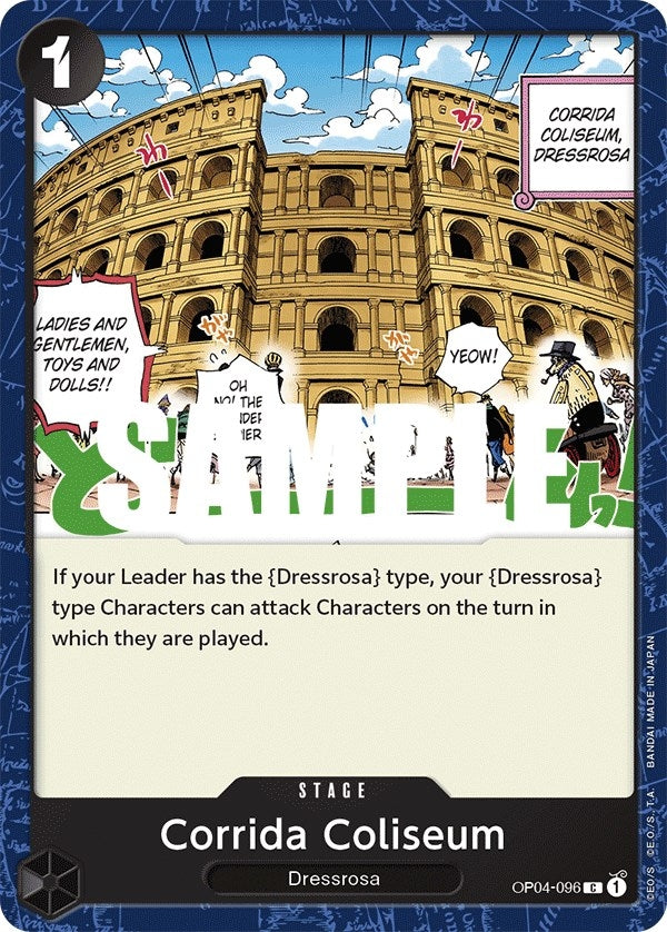 Image for Corrida Coliseum (OP04-096) (Kingdoms of Intrigue) (OP04) - One Piece Card Game