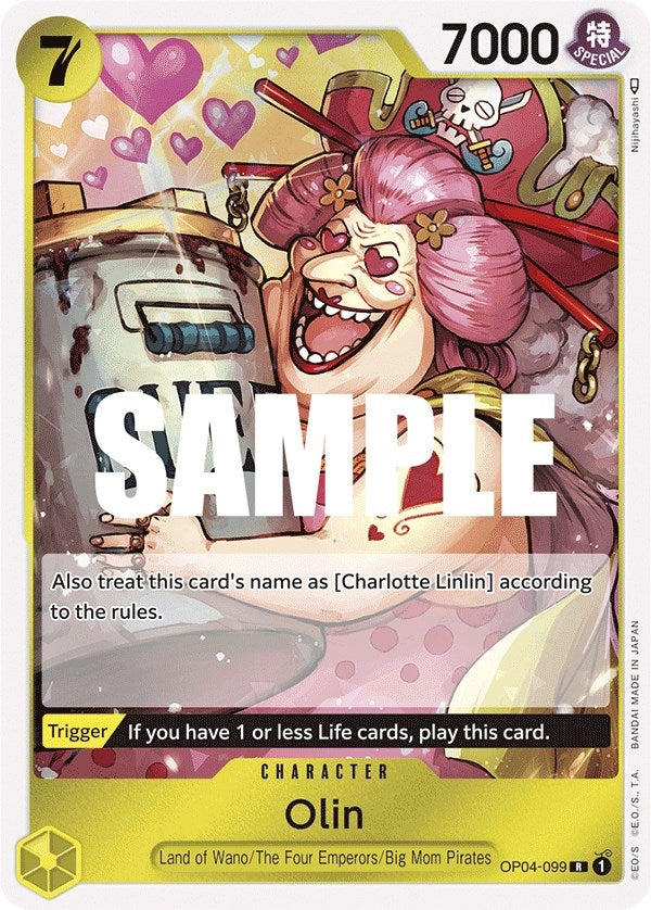 Image for Olin (OP04-099) (Kingdoms of Intrigue) (OP04) - One Piece Card Game