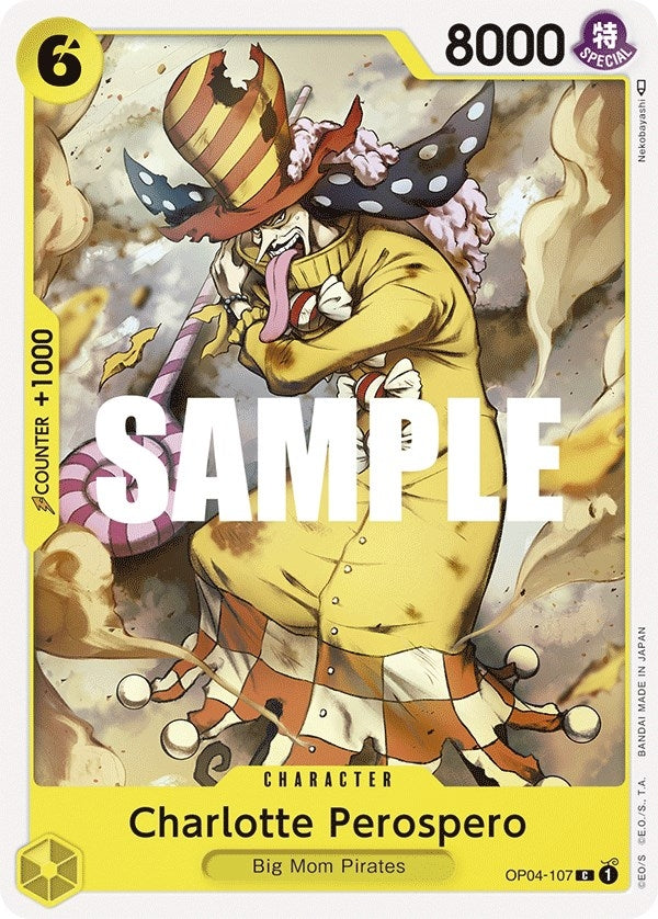 Image for Charlotte Perospero (OP04-107) (Kingdoms of Intrigue) (OP04) - One Piece Card Game